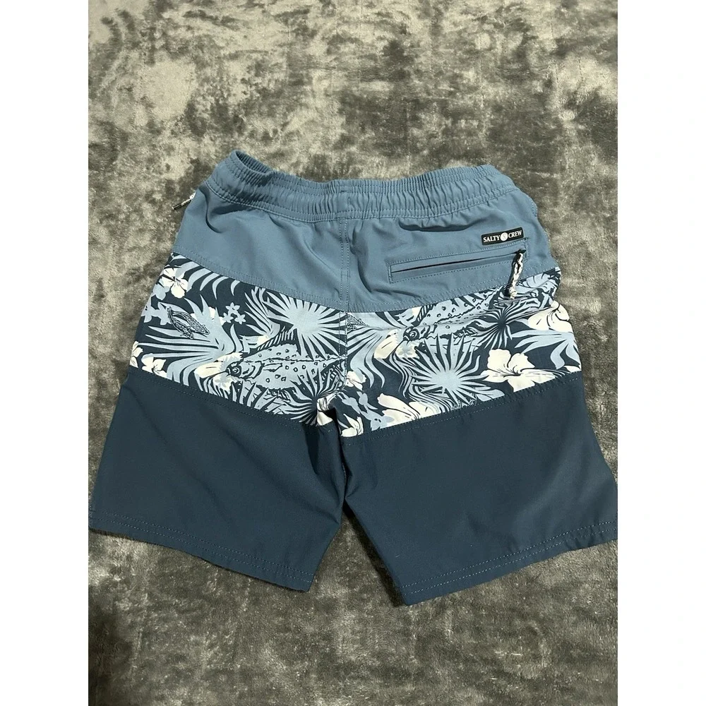 Salty Crew Navy Swim trunks Size Youth Small